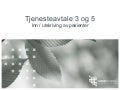 Tjenesteavtale 3 og 5 av Ann S. Helgesen og Merete Rønningen