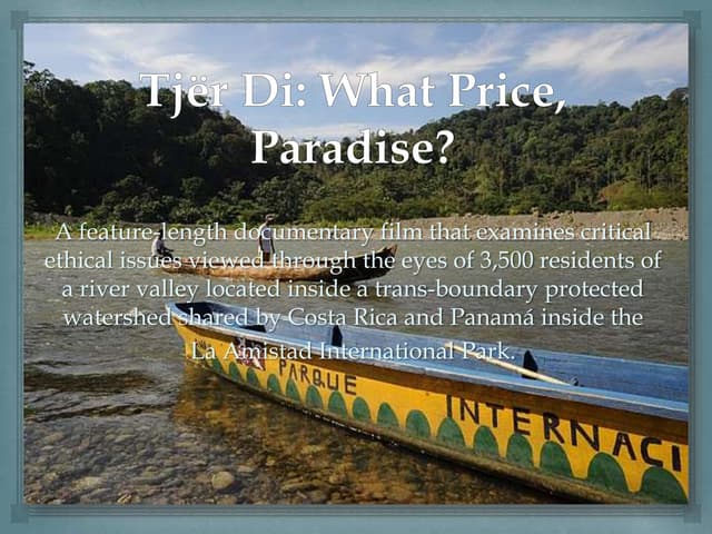 Tjër di-what price paradise?