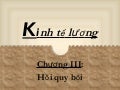 Chương 3: Hồi quy bội