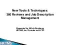 HRTMS performance 360 reviews and job management webinar d