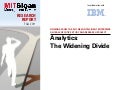 Analytics: The Widening Divide