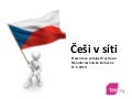 TNS AISA - Prezentace výzkumu Češi v síti