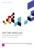 White paper - Let’s talk about you