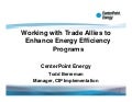 Working with Trade Allies to Enhance Energy Efficiency Programs
