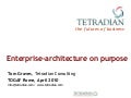 Enterprise-architecture on purpose