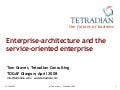 Enterprise-architecture and the service-oriented enterprise