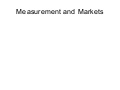 Soil Carbon: Measurements & Markets