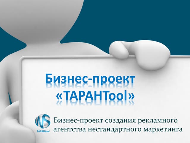Бизнес-проект: ТАРАНTool