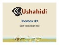Ushahidi Toolbox - Assessment