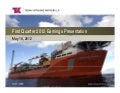 TOO Q1 2012: Teekay Offshore Partners First Quarter 2012 Earnings Presention