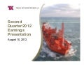 Teekay Offshore Partners Second Quarter 2012 Earnings Presentation