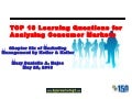 Top 10 learning questions for chapter six