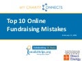 Top 10 Online Fundraising Mistakes
