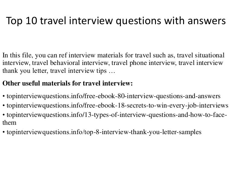 interview questions and answers samples