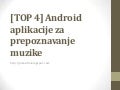 [Top 4] Android aplikacije za prepoznavanje muzike
