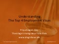 Top 4 employment visas 