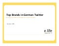Top Brands In German Twitter