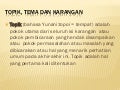 Topik tema karangan