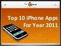 Top 10 iPhone Apps For Year 2011