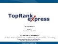 Top Rank Express SEO PPC Internet Marketing Company Profile v1 042011
