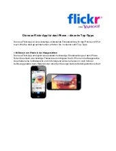 Top-Tipps für die neue Flickr-App für das iPhone