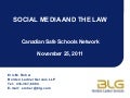 Social Media And The Law In Canada by Lawyer Eric Roher 