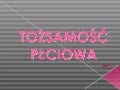 Tożsamość płciowa