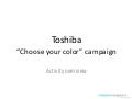 Toshiba choose yourcolor_activity_overview