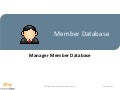 Tour feature manage members data base