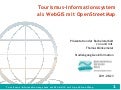 Tourismus informationssystem als Web-GIS mit OpenStreetMap