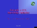 Towards a Knowledge Initiative