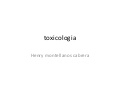Toxicologia