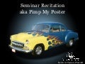 Pimp My Poster (Seminar Recitation)