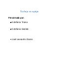 Trabajo en equipo