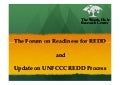 Tracy johns   update unfccc redd process