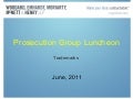 Trademark Prosecution Lunch June 2011