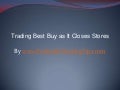 Trading Best Buy As It Closes Stores