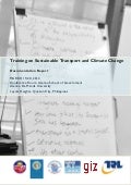Training on Sustainable Transport and Climate Change Documentation Report