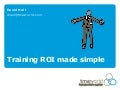 Training ROI Made Simple
