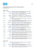 Tweetstream Transcript for wcmelb