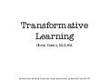 Transformative Learning