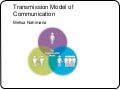 Transmission model of communication