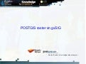 postGIS raster en gvsig