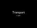 Transport in japan