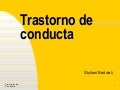 Trastorno de conducta