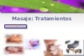 Masaje: Tratamientos y materiales