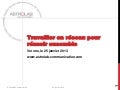 Travailler en réseau intelligence collective