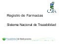 Trazabilidad - Instructivo de Registro para Farmacias