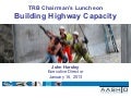 TRB Chairman&rsquo;s Luncheon - January 16, 2013