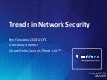 Trends in network security   feinstein - informatica64